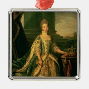 Porträtt av Sophie Charlotte Julgransprydnad Metall