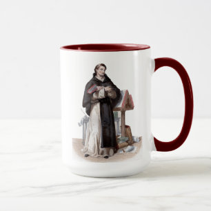 Porträtt av St Bernard de Clairvaux Mugg
