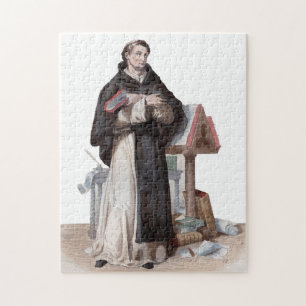 Porträtt av St Bernard de Clairvaux Pussel