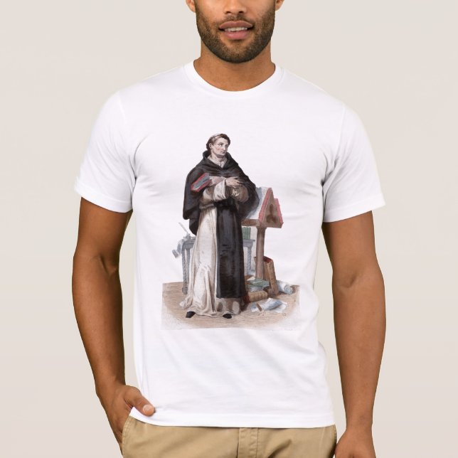 Porträtt av St Bernard de Clairvaux T Shirt (Framsida)