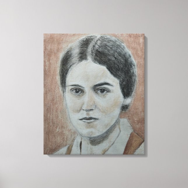 Porträtt av St. Edith Stein Canvastryck (Framsida)