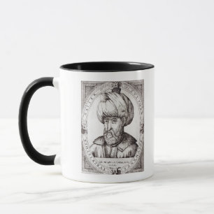 Porträtt av Suleiman det storartat Mugg