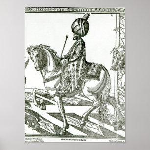 Porträtt av Suleiman det storartat Poster