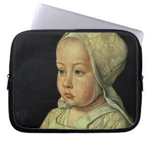 Porträtt av Suzanne av Bourbon (1491-1521) daught Laptop Sleeve