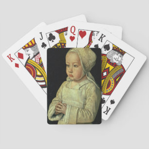 Porträtt av Suzanne av Bourbon (1491-1521) daughte Spelkort