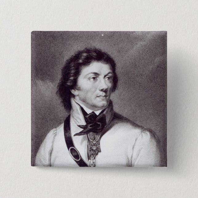 Porträtt av Tadeusz Kosciuszko Knapp (Framsida)
