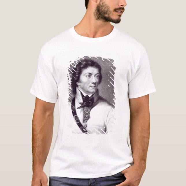 Porträtt av Tadeusz Kosciuszko T-shirt (Framsida)