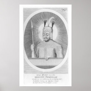 Porträtt av Tamerlane underbaren Poster