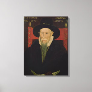 Porträtt av Theodore de Beze Canvastryck