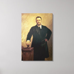 Porträtt av Theodore Roosevelt Canvastryck