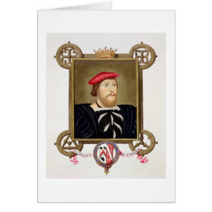 Porträtt av Thomas Boleyn (1477-1539) Earl av Hälsningskort