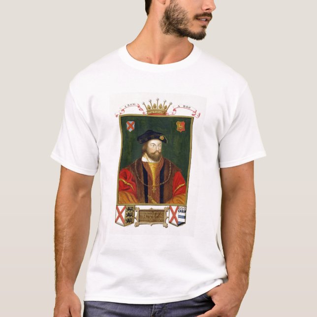 Porträtt av Thomas Fitzgerald (1513-37) Lord Offal T-shirt (Framsida)