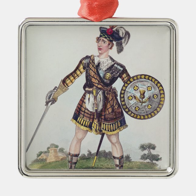 Porträtt av Thomas James Serle Julgransprydnad Metall (Framsidan)