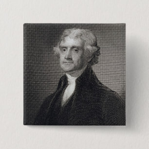 Porträtt av Thomas Jefferson som inristas av Henr Knapp
