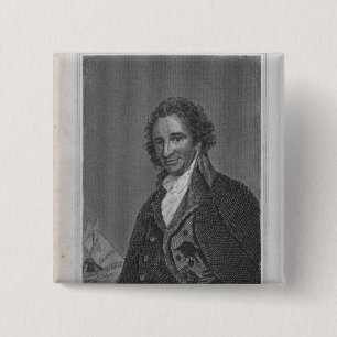 Porträtt av Thomas Paine från volym mig Knapp