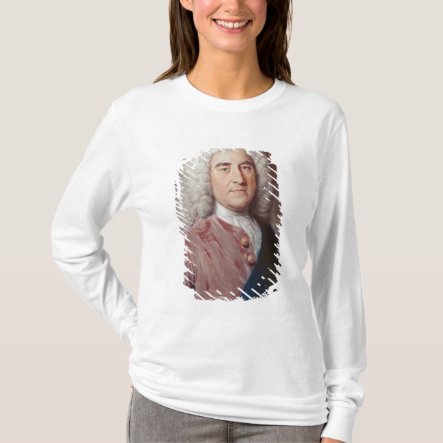 Porträtt av Thomas Pelham Holles T-shirt (Framsida)