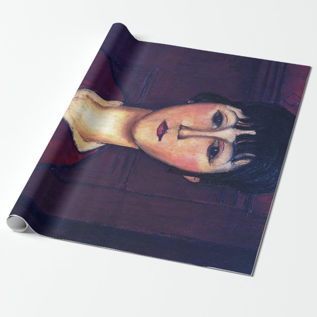 Porträtt av ung kvinna, Modigliani Presentpapper (Utrullad)