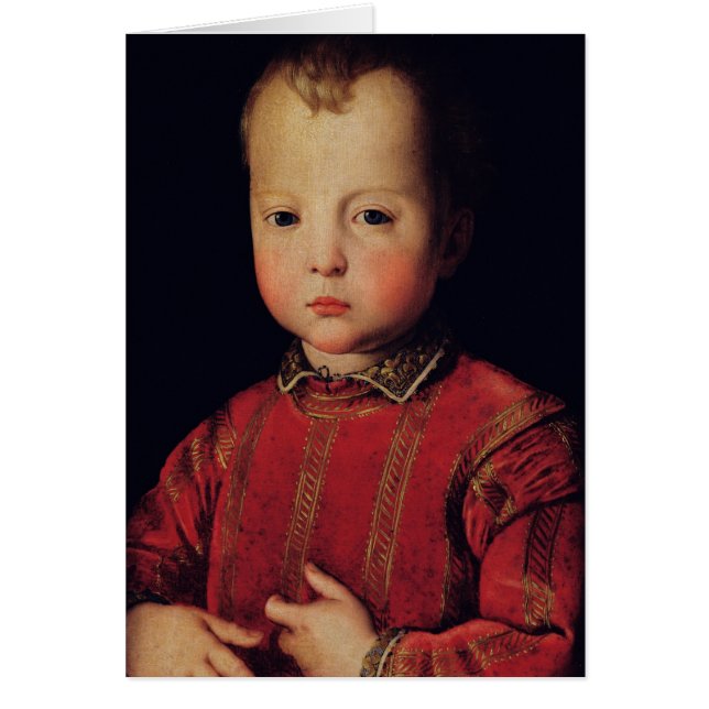 Porträtt av universitetsläraren Garcia Hälsningskort (Framsidan)