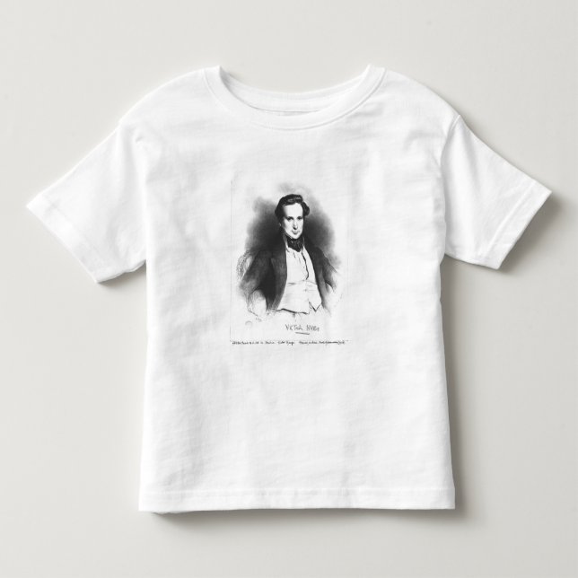 Porträtt av Victor Hugo T Shirt (Framsida)