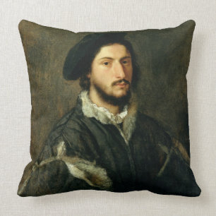Porträtt av Vincenzo Mosti (olja på kanfas) Kudde