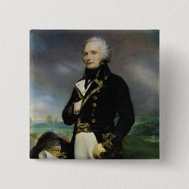 Porträtt av Viscount Alexandre-Francois-Marie Knapp (Framsida)