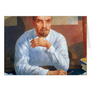 Porträtt av Vladimir Ilyich Lenin, 1934 Hälsningskort