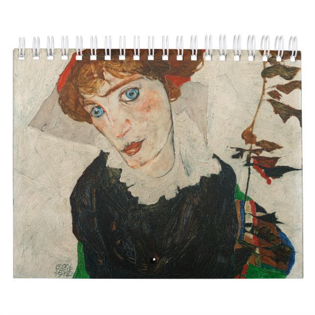 Porträtt av Wally av Egon Schiele Kalender (Omslag)