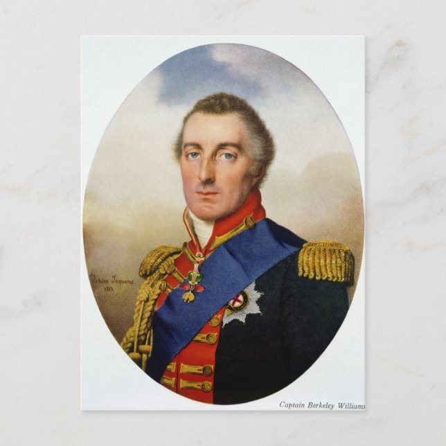 Porträtt av Wellington herke Vykort (Framsida)