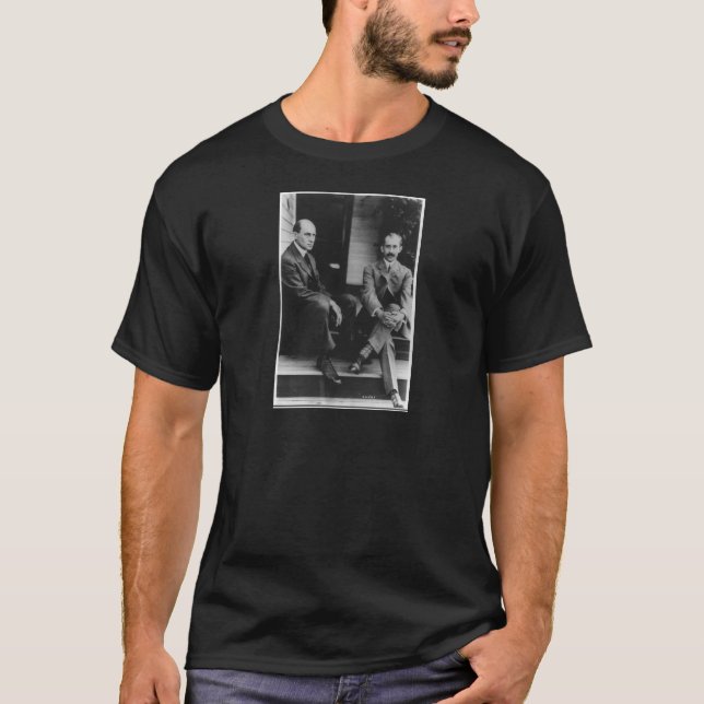 Porträtt av Wilbur Wright och Orville Wright Tee Shirt (Framsida)