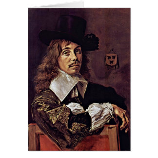Porträtt av Willem Coymans. Vid Frans Hals Hälsningskort