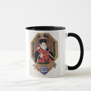 Porträtt av William Cecil (1520-98) 1st Baron Mugg