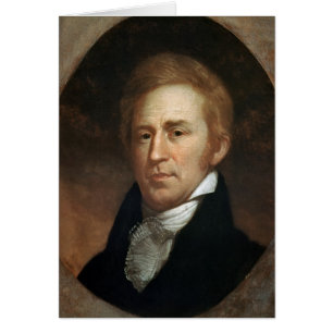 Porträtt av William Clark, c.1807 Hälsningskort