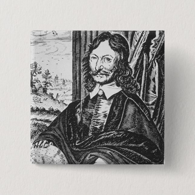 Porträtt av William Lilly (1602-81), från hans Knapp (Framsida)