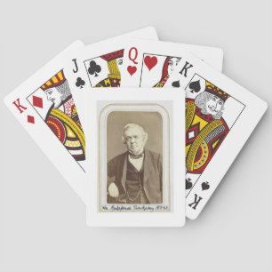 Porträtt av William Makepeace Thackeray (1811-63) Spel Kort