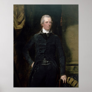 Porträtt av William Pitt det mer ung Poster