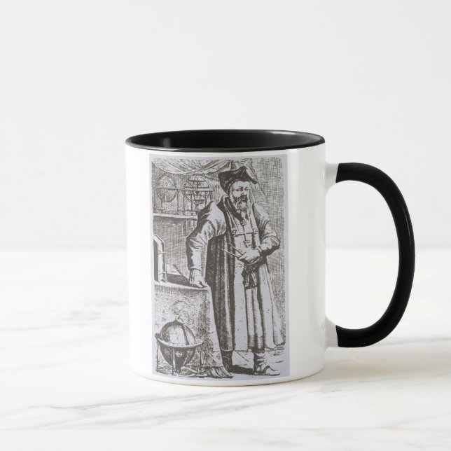 Porträtt av William Postel (1510-81), från hans Mugg (Höger)