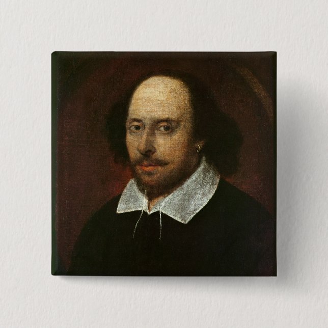 Porträtt av William Shakespeare c.1610 Knapp (Framsida)