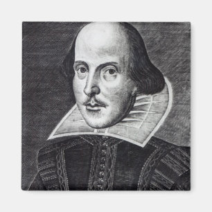 Porträtt av William Shakespeare Magnet