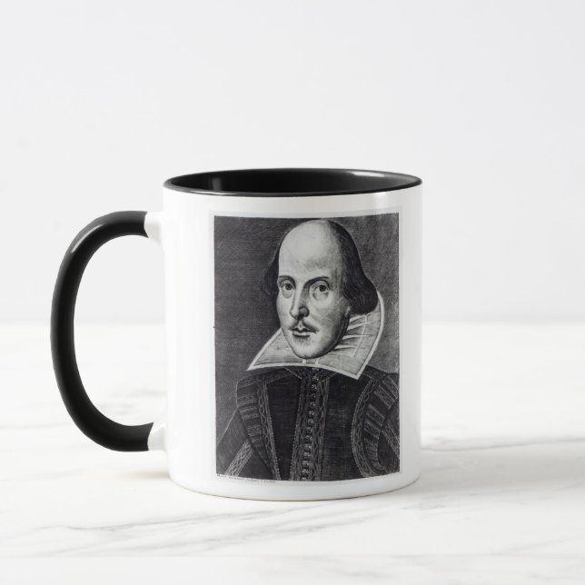 Porträtt av William Shakespeare Mugg (Vänster)