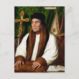 Porträtt av William Warham Vykort