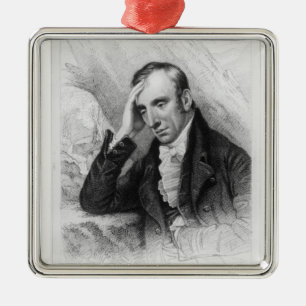 Porträtt av William Wordsworth Julgransprydnad Metall
