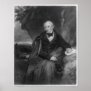 Porträtt av William Wordsworth Poster