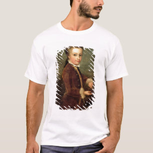 Porträtt av Wolfgang Amadeus Mozart åldrades T Shirt