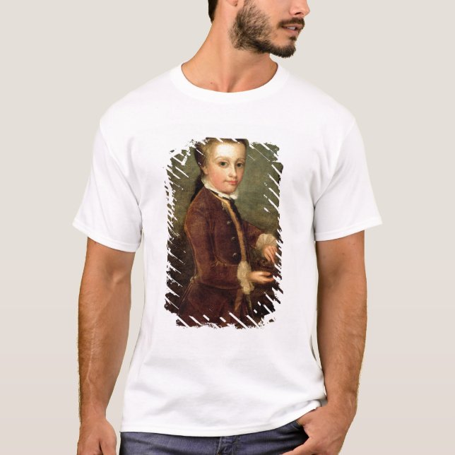 Porträtt av Wolfgang Amadeus Mozart åldrades T Shirt (Framsida)