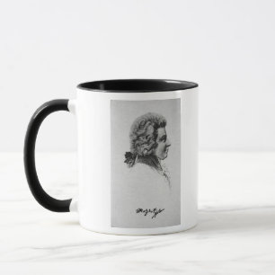 Porträtt av Wolfgang Amadeus Mozart Mugg