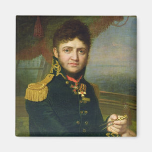 Porträtt av Yuri F. Lisyansky, 1810 Magnet