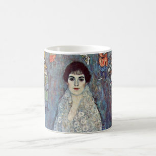 Porträtt Baroness Elisabeth Bacchofen Echt, Klimt Kaffemugg