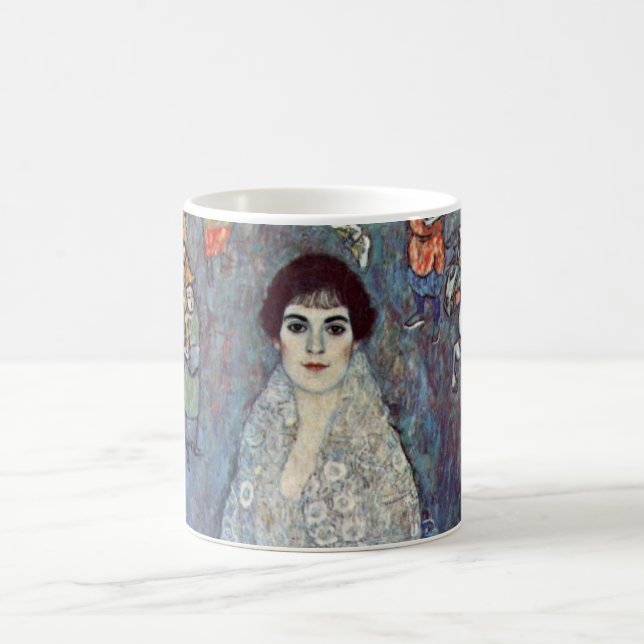 Porträtt Baroness Elisabeth Bacchofen Echt, Klimt Kaffemugg (Center)