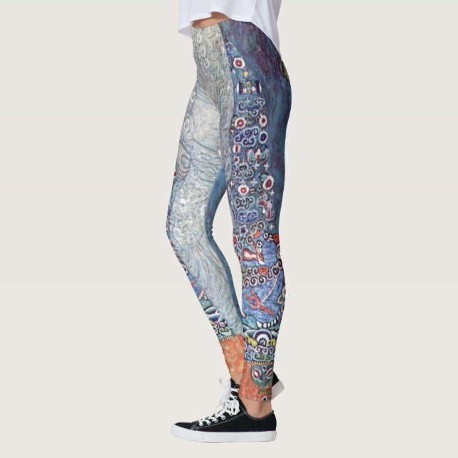 Porträtt Baroness Elisabeth Bacchofen Echt, Klimt Leggings (Vänster)