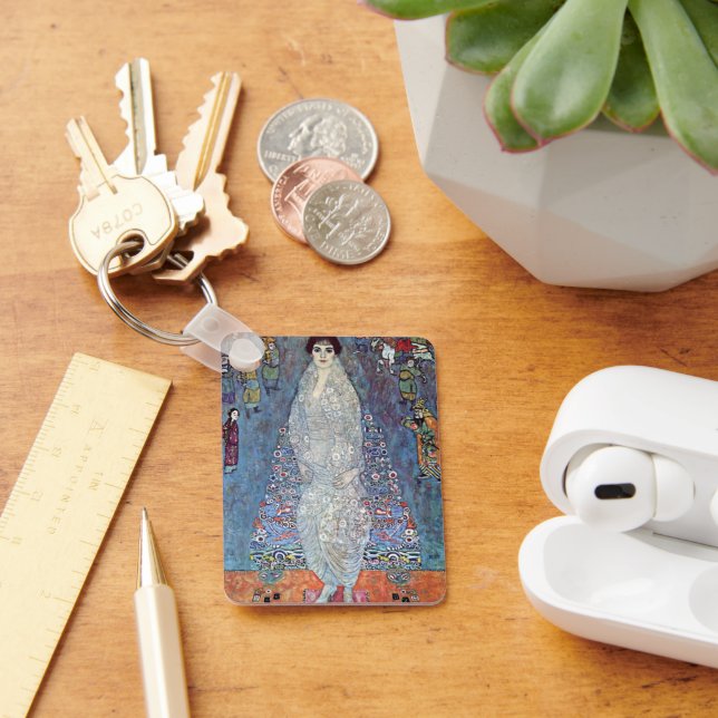 Porträtt Baroness Elisabeth Bacchofen Echt, Klimt Nyckelring (Skrivbord)